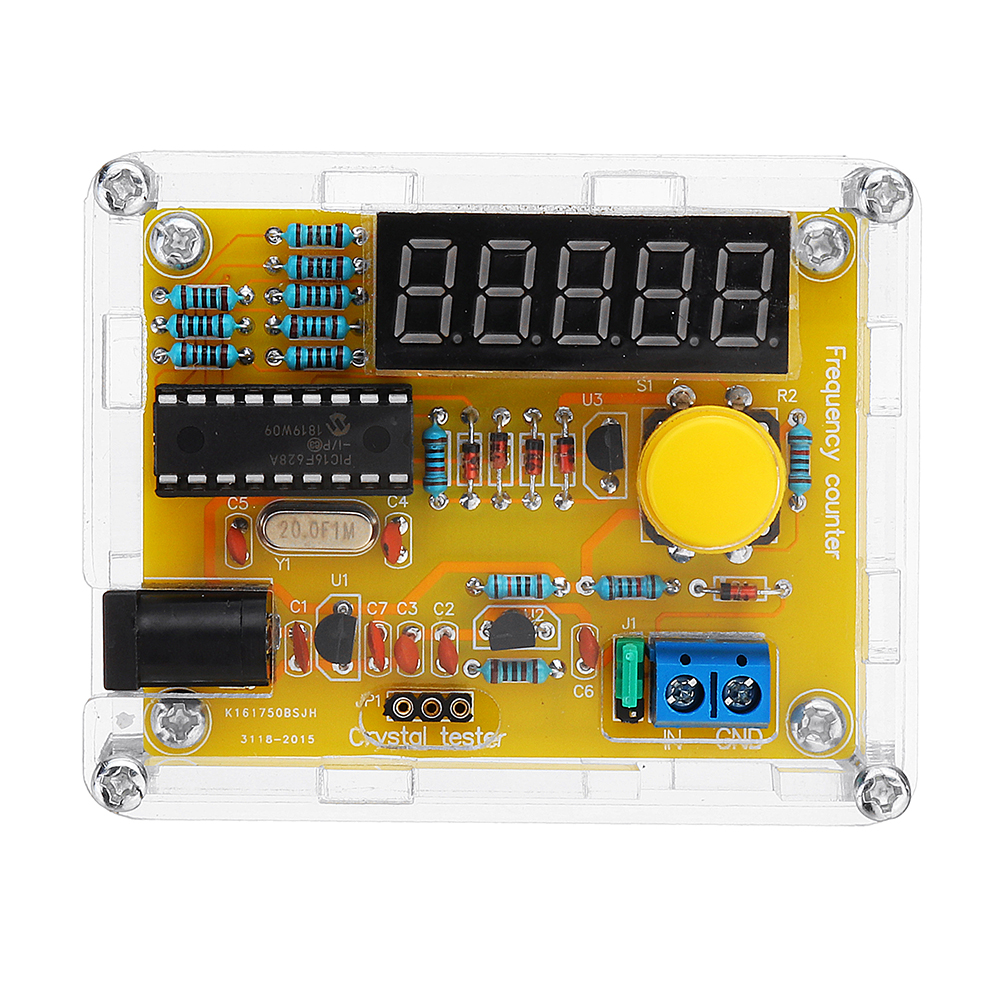 1PCS 1HZ-50MHz DDS Crystal Oscillator Frequency Counter Meter Digital LED Kit 