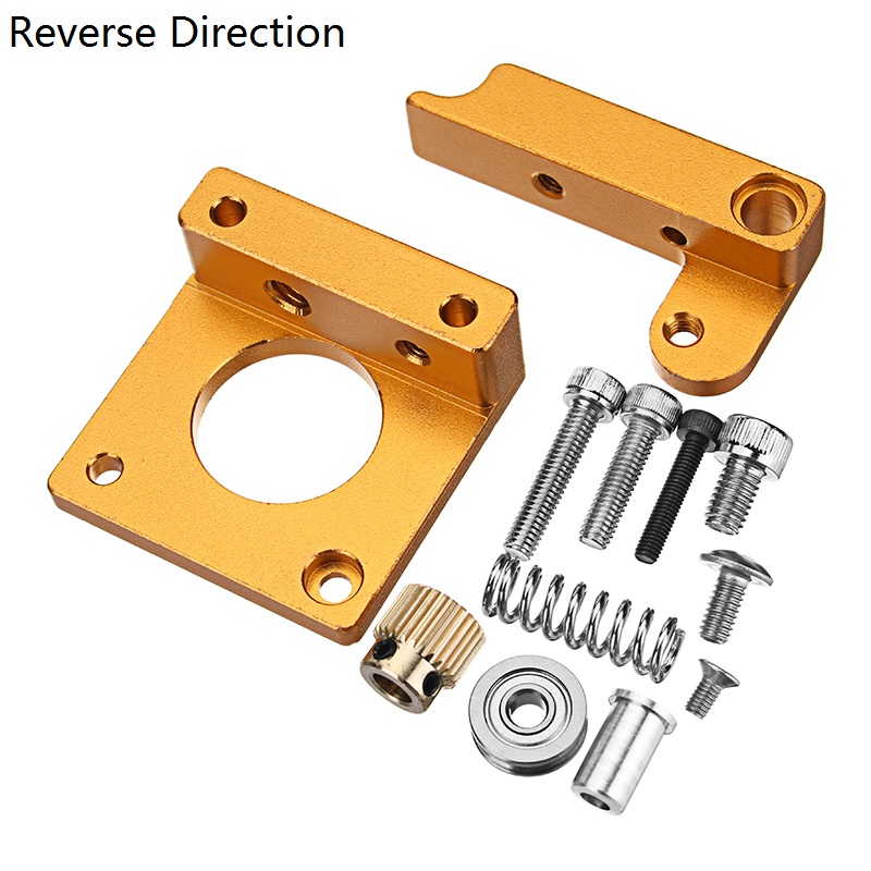Aluminum Extruder Forward or Reverse Direction Bracket Kit Without 17 Stepper Motor For 3D Printer 18