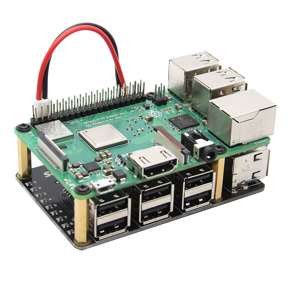 X150 9-Port USB Hub / Power Supply Expansion Board for Raspberry Pi 29