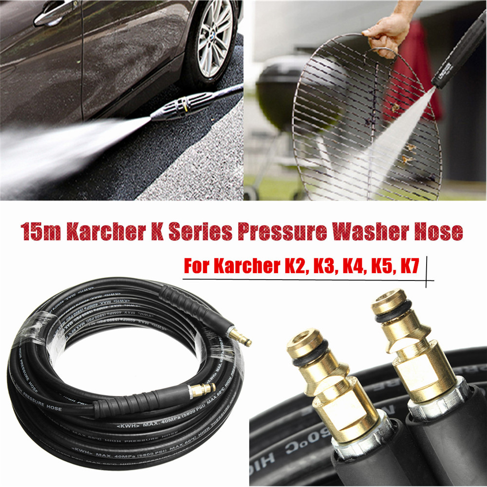 15m Karcher K Series Pressure Washer Hose Click Trigger Click K2 K3 K4 K5 K7 