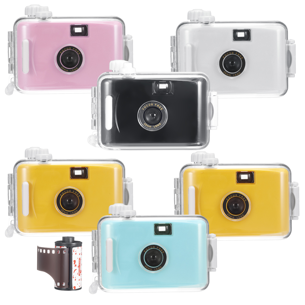 Waterproof Disposable Camera Portable Film Camera With DIY Case for Graduation Trip Christmas