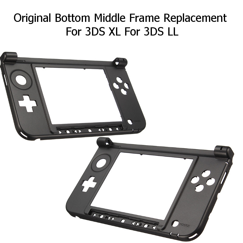 Replacement Bottom Middle Frame Housing Shell Cover Case for Nintendo 3DS XL 3DS LL Game Console 3
