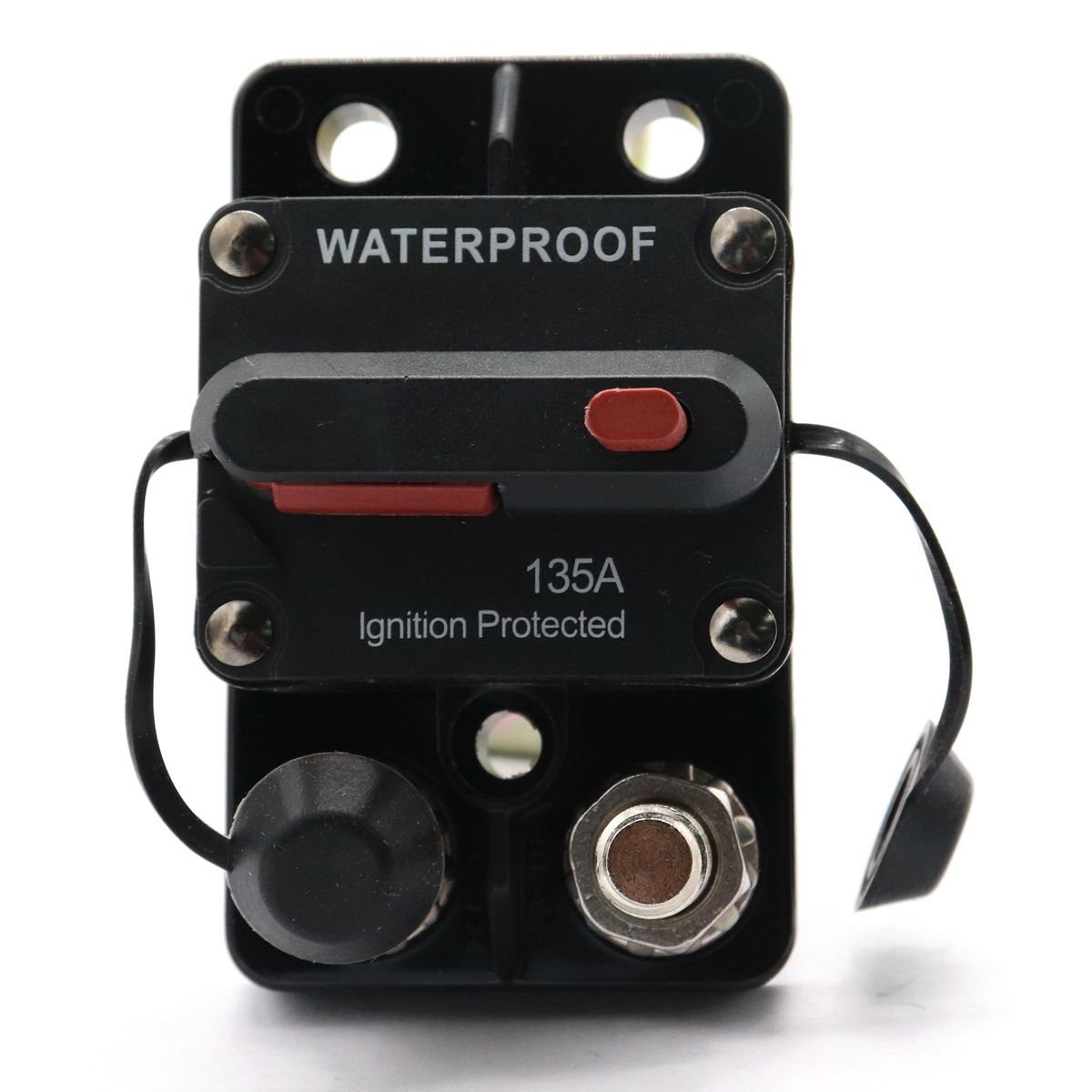 

50A-250A 12/24V Dual Battery Circuit Breaker Manual Reset Waterproof Fuse 3/8inch