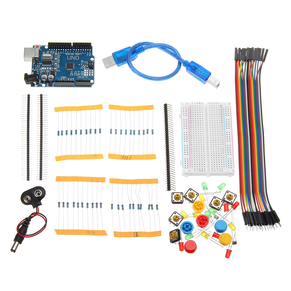 DIY Bread Board LED UNOR3 Basic Starter Learning Kit Starter Kits for Arduino 13