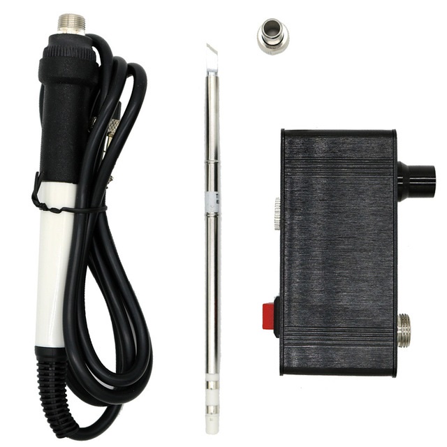 Quicko T12-942 MINI OLED Digital Soldering Station T12-907 Handle with T12-K Iron Tips Welding Tool 11