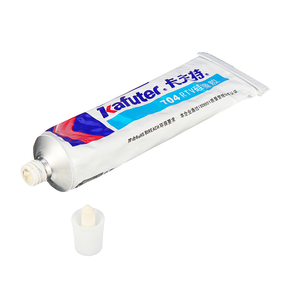 Kafuter K-704 RTV Silicone Rubber White Glue for RC Model - Photo: 4