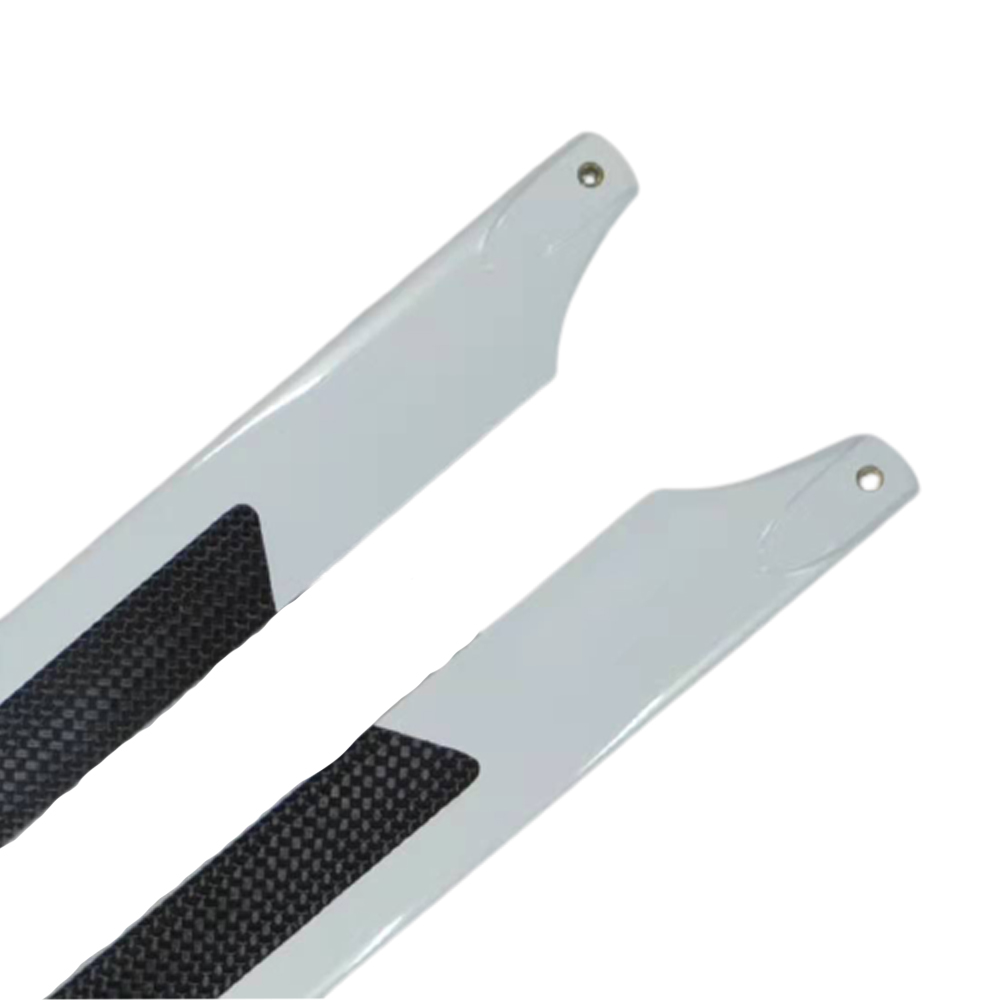 1 Pair FLYFUN 325mm Carbon Fiber Main Blades For RC Helicopter