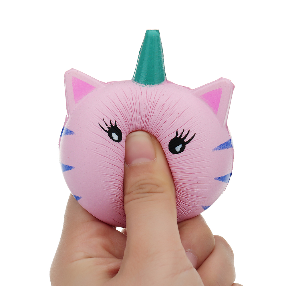 Unicorn Cat Squishy 7.1*6.2CM Slow Rising Soft Collection Gift Decor Toy