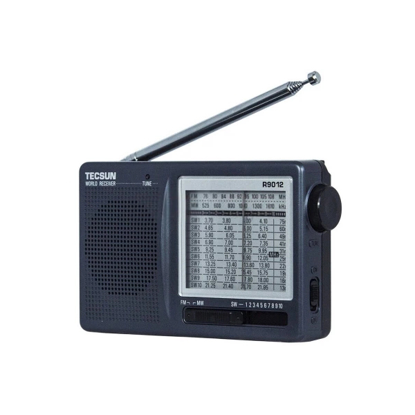 Witley Portable FM AM SW Full Band Digital Demodulation Radio Color : Grey Black 