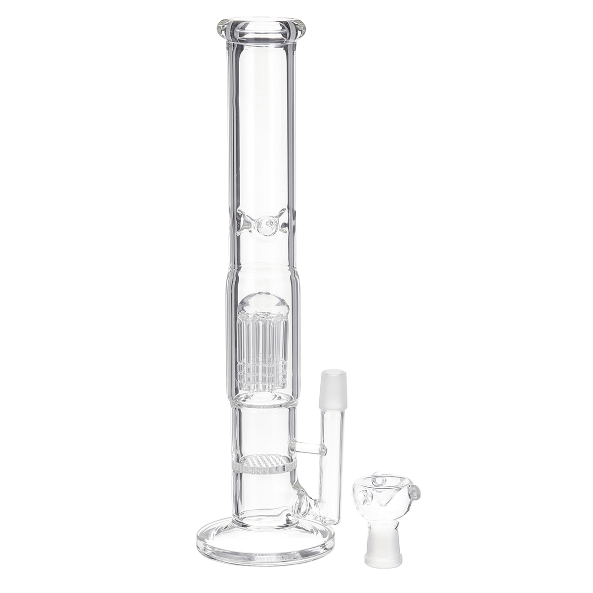 Clear Borosilicate Glass Pipe Detachable Glass Pipe Bottle Glassware 
