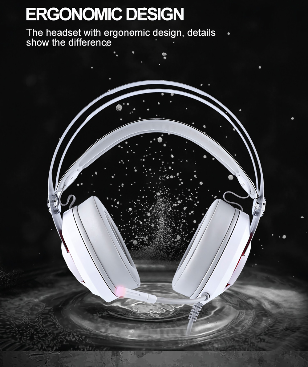 SOMiC G200 7.1 Surround Sound USB Wired Gaming Headphone Headset with Noise Reduction Mic 22