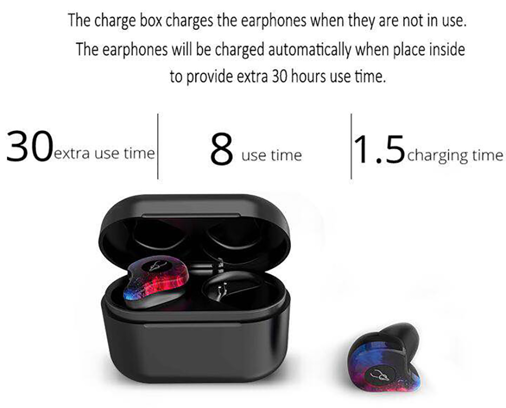 [Bluetooth 5.0] Sabbat X12 Pro TWS Bluetooth Earphone Dual Mic Headphones with Charging Box 47
