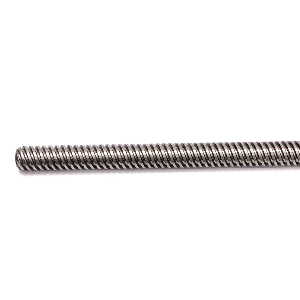 T8 800mm Stainless Steel Lead Screw Set with Shaft coupling and Mounting Support