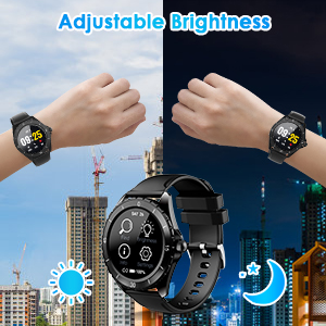 ELEGIANT C520 BT 5.0 1.3 inch Full Touch Screen Heart Rate Sleep Monitor 30 Days Standby IP68 Waterproof Smart Watch