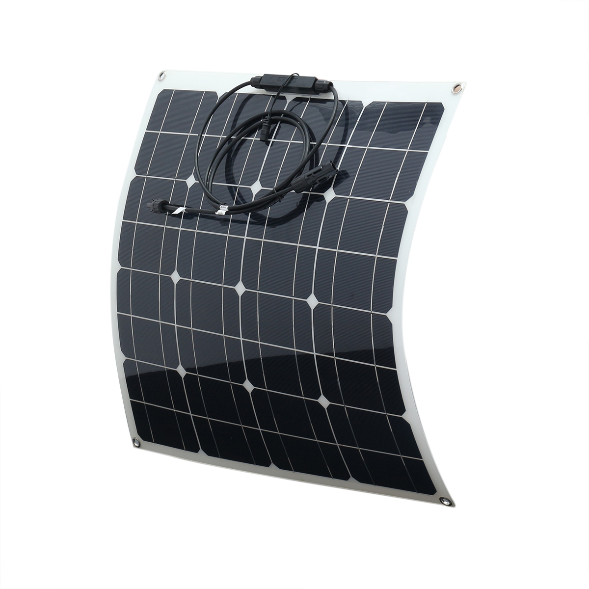 50W 560*540*2.5mm High Efficiency Portable Single Crystal Flexible Solar Panel 10