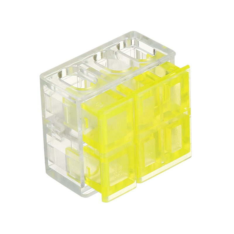 3Pin 1 Way Series Wire Connector Flame Retardant Terminal Block Electric Cable Terminal
