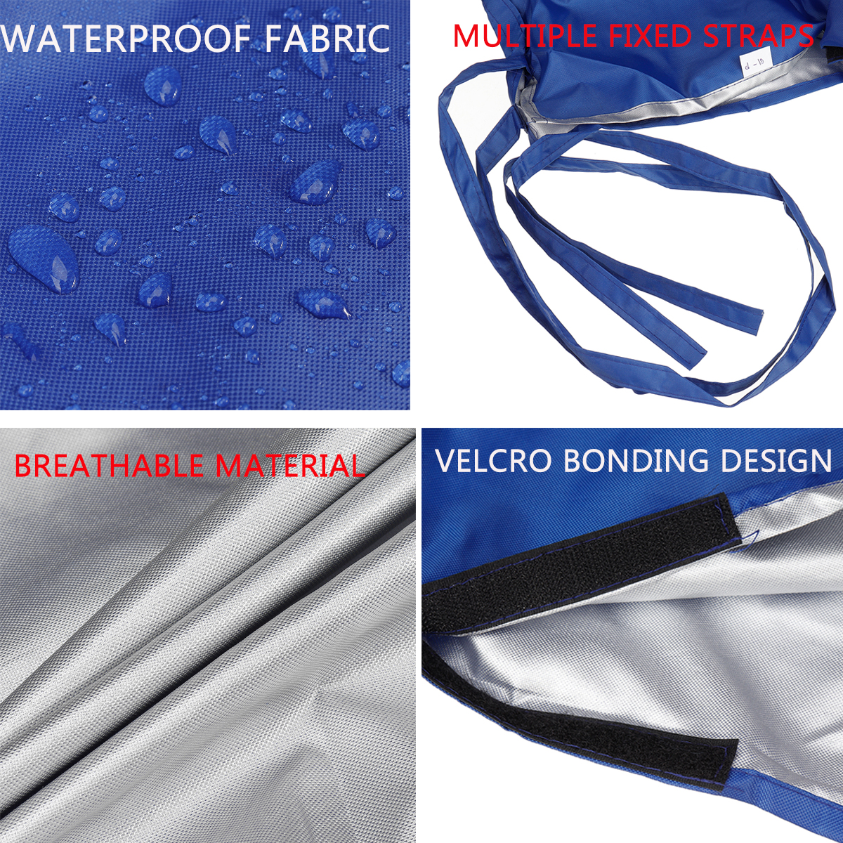 420D 9-10ft / 11-12ft / 12-13ft Mainsail Boom Cover Sail Protector Waterproof Fabric