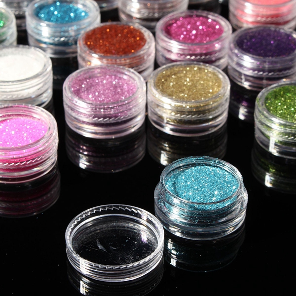 30 Colors Pro Makeup Glitter Powder Eyeshadow Pigment Eye Shadow Cosmetic Nail Art DIY