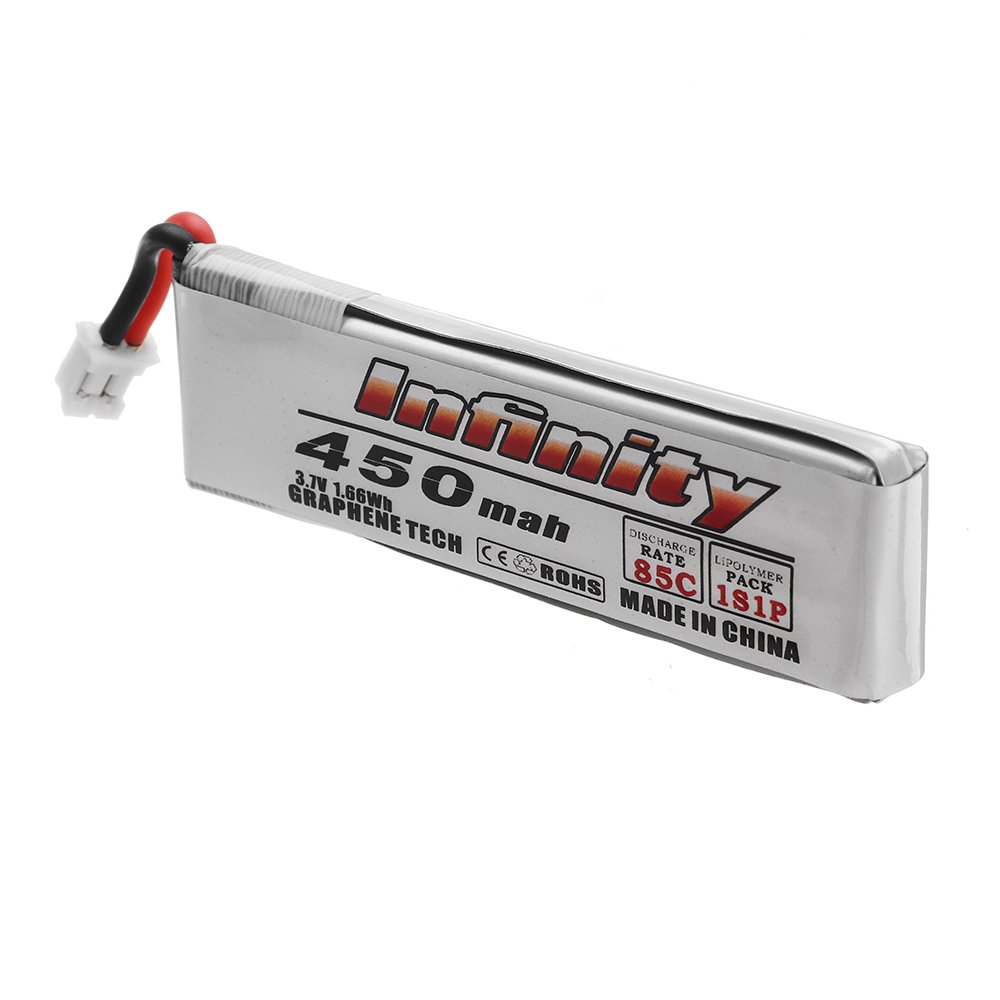 5Pcs AHTECH Infinity 3.7V 450mAh 85C 1S LiPo Battery for Quadcopter - Photo: 5