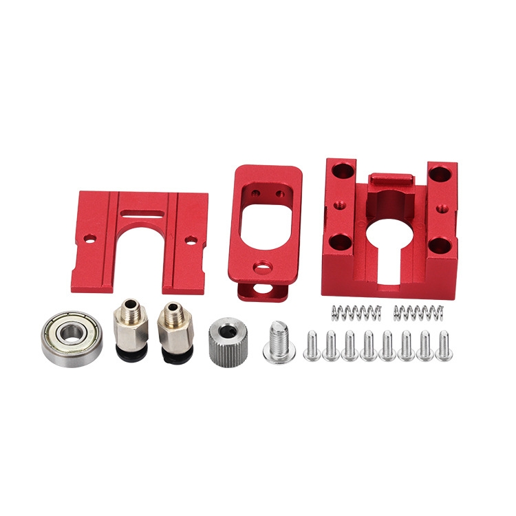 Red DIY Reprap Bulldog All-metal 1.75mm Extruder Compatible J-head MK8 Extruder Remote Proximity For 3D Printer Parts 12