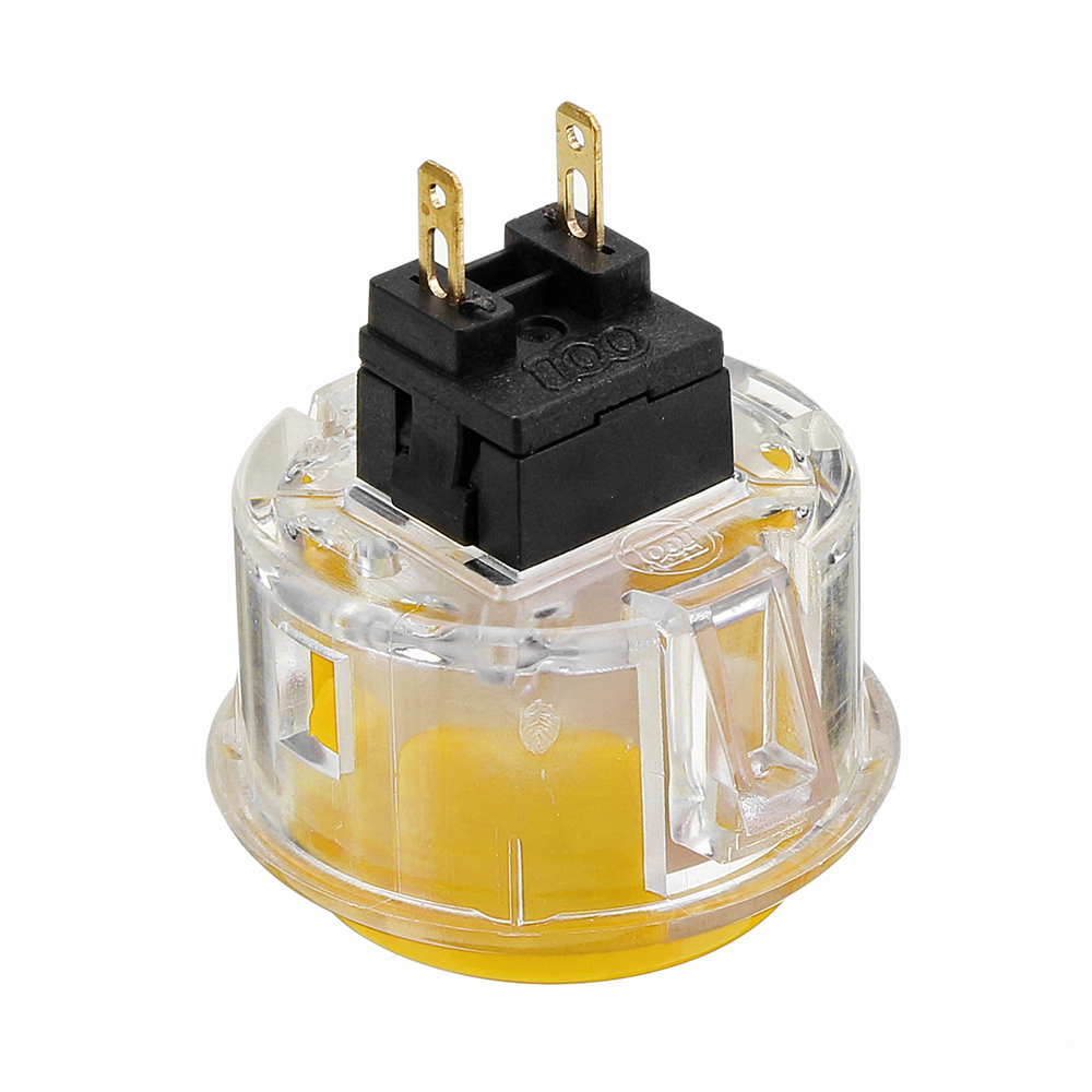 Transparent 30MM Card Button Crystal Small Circular Arcade Game Push Button Switch