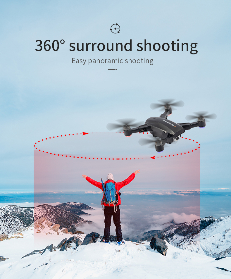 JJRC X16 5G WIFI FPV GPS With 6K HD Camera Optical Flow Positioning Brushless Foldable RC Drone Quadcopter RTF