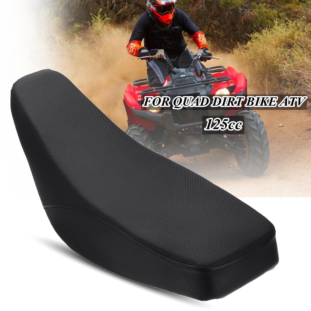 Black ATV Foam Seat For 50cc 110cc Racing Style Quad Dirt Bike ATV 4-Wheeler