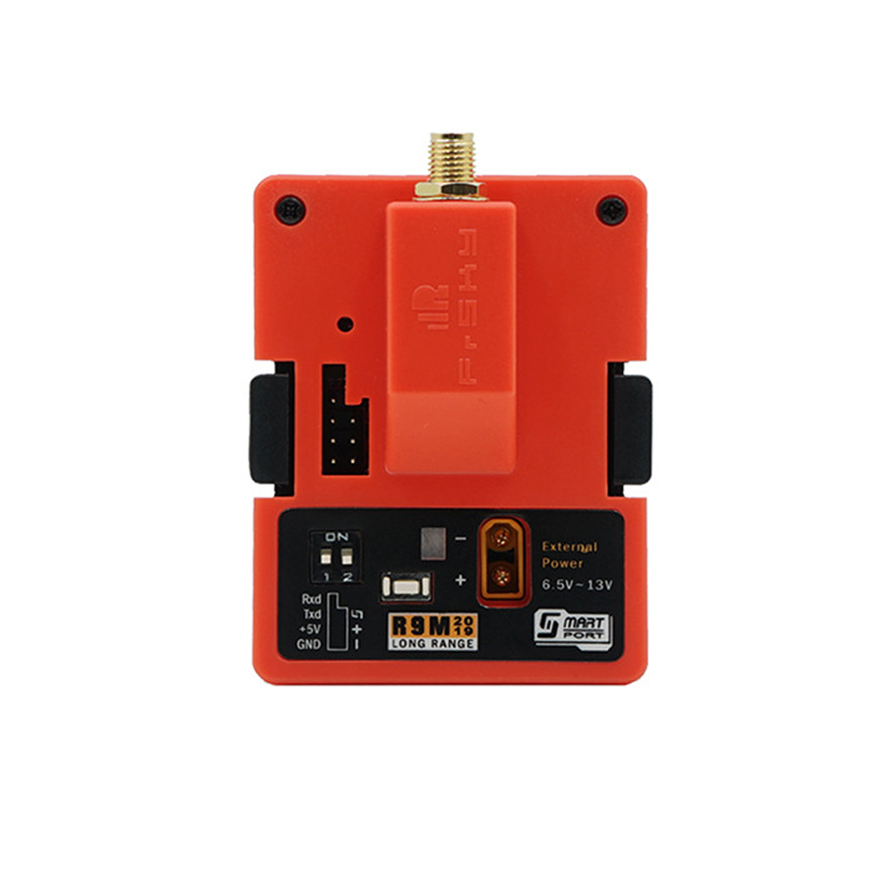 FrSky R9M 2019 900MHz Long Range Transmitter Module and R9 SX OTA ACCESS 6/16CH Long Range Enhanced Receiver Combo with Mounted Super 8 and T antenna - Photo: 2