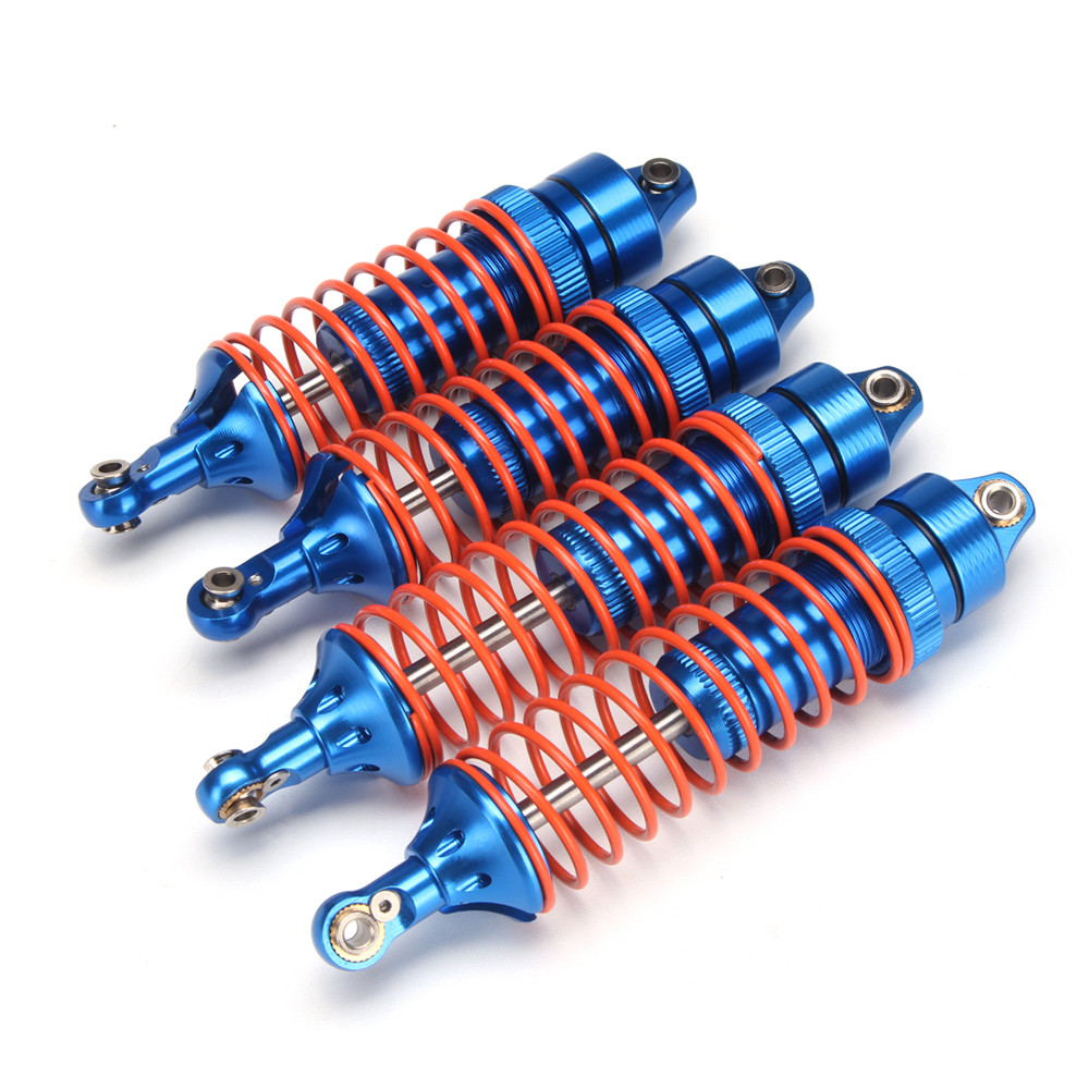 4PC Front Rear Aluminum Shock Absorber +8PC Springs For Traxxas Slash VXL 4x4 2WD XL5 Rc Car Parts - Photo: 4