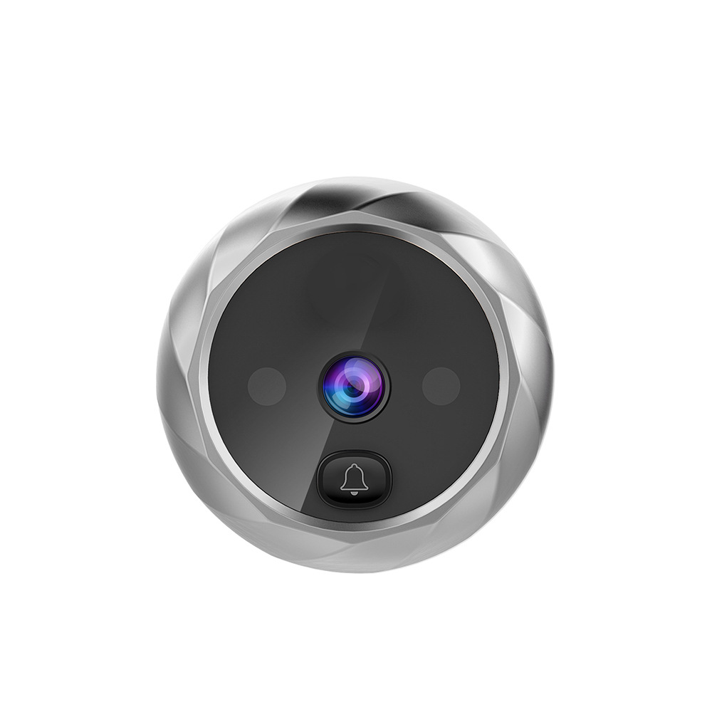 DD1 2.8inch LCD Video Doorbell 90 Degree Door Eye Infrared Night Vision Peephole Door Camera Support Taking Photos Home Security Camera