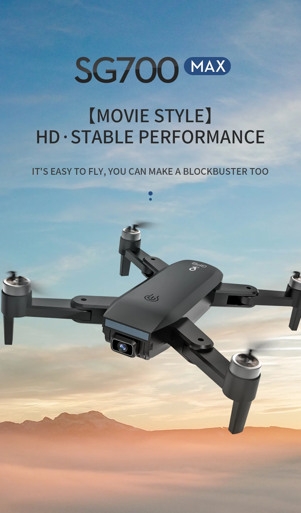 ZLL SG700 MAX 5G WIFI GPS with 4K HD Dual Camera 22mins Flight Time Optical Sale - Banggood USA Mobile-arrival notice