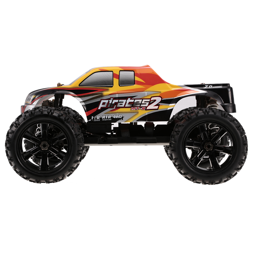 ZD Racing 08427 1/8 2.4G 4WD 80A 3670 Brushless Rc Car Monster Off-road Truck RTR Toy - Photo: 4