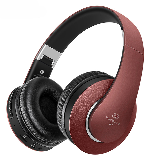 

Sound Intone P1 Bluetooth 4.0 Wireless FM TF Headphone Headset Shocking bass With Mic