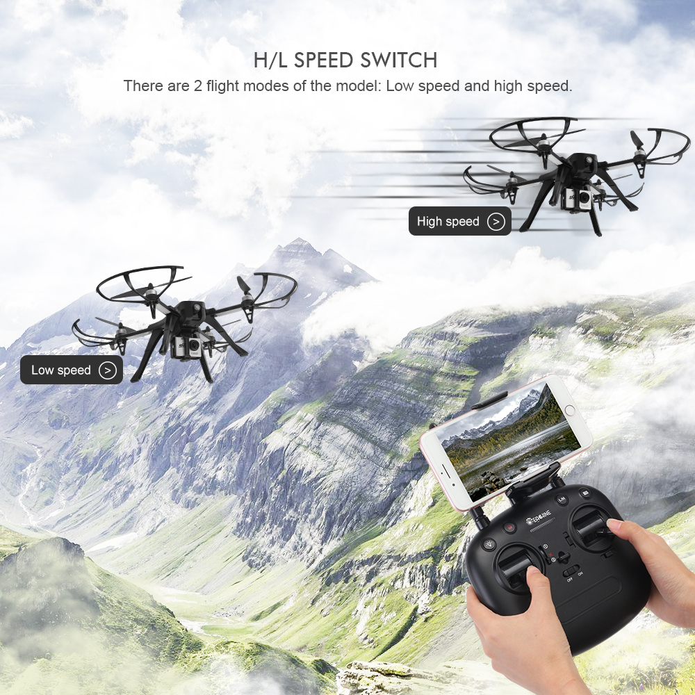 Eachine EX2H Brushless WiFi FPV With 1080P HD Camera Altitude Hold RC Drone Quadcopter RTF - Photo: 11