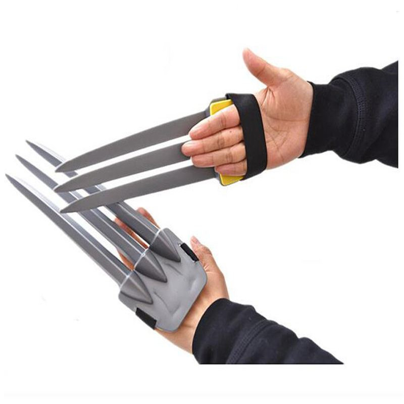 1Piece Halloween Cosplay Wolverine Claws Plastic Toys Festival D