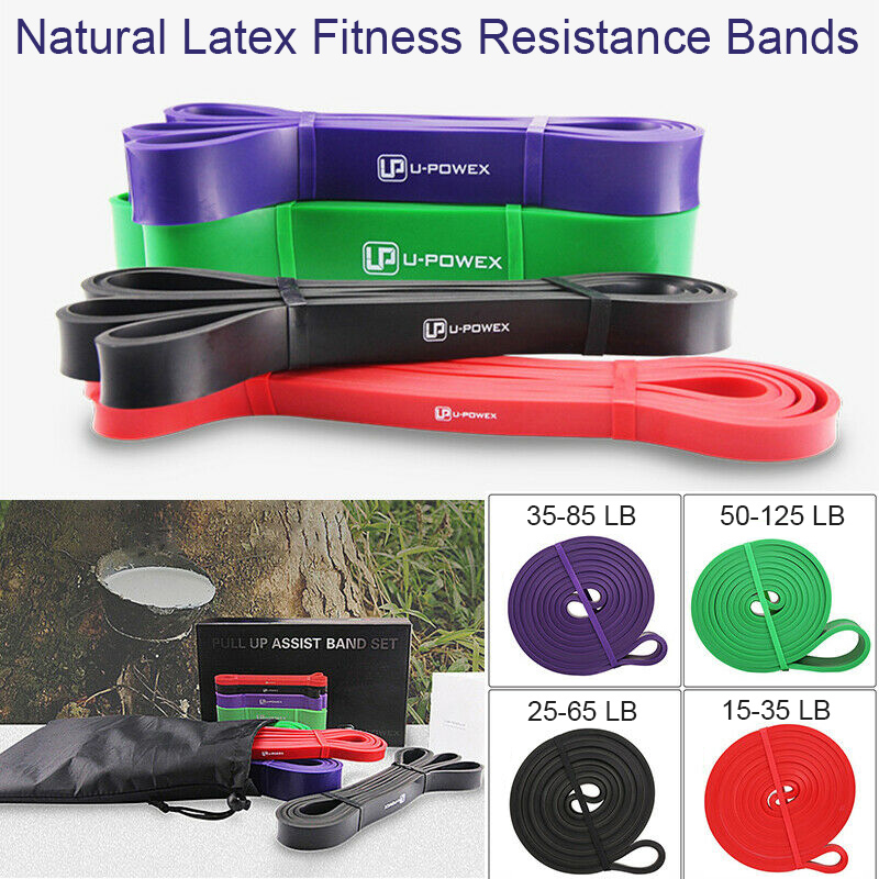 Exercise Bands Yoga Fitness Resistance Bands Carry Bag Straps for Resistance Training Physical Therapy Home Workouts Body Shaping