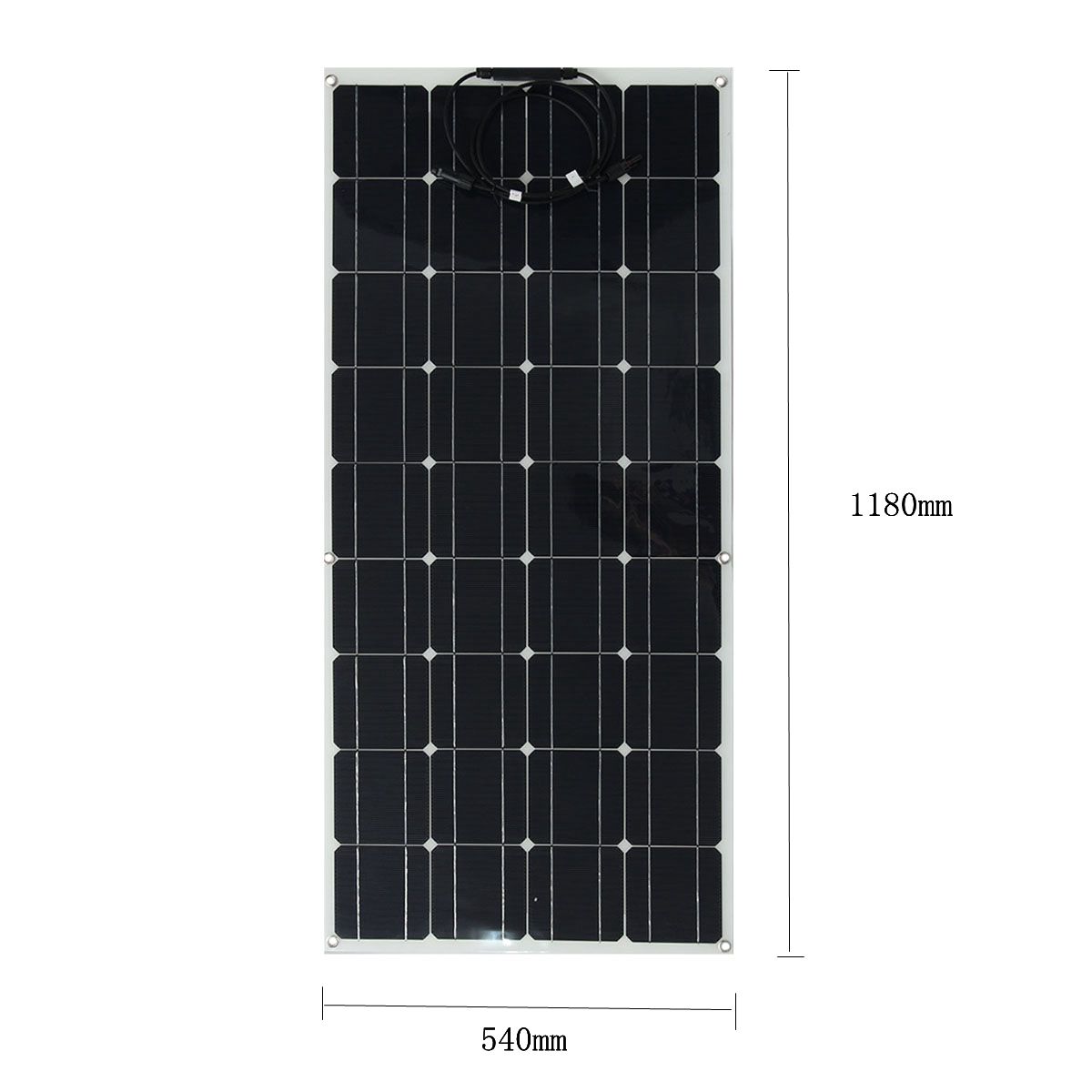 Elfeland® SP-39 120W 1180*540mm Semi-Flexible Solar Panel With 1.5m Cable Front Junction Box 6