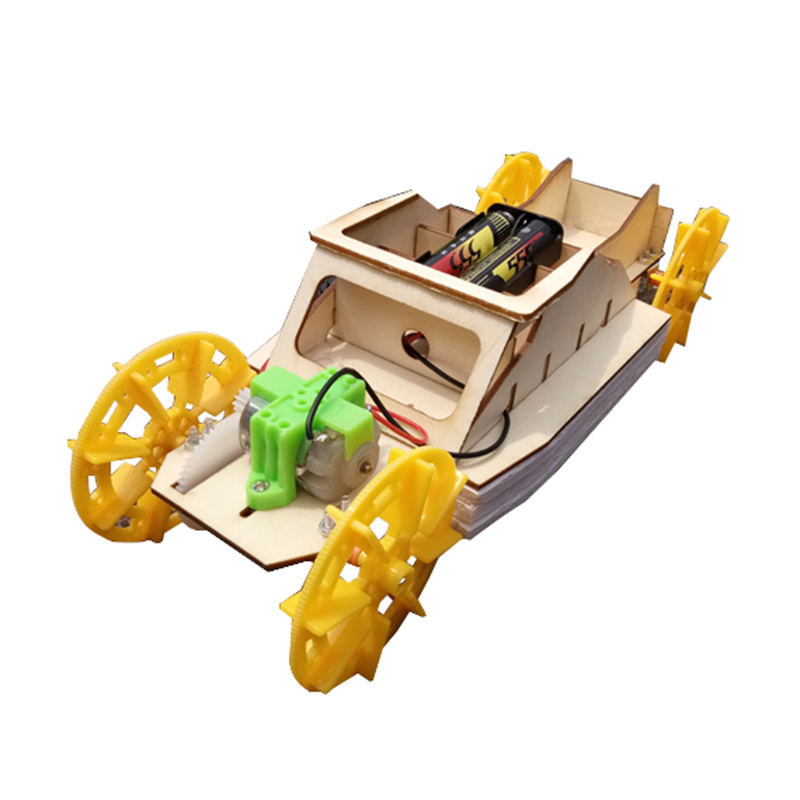 

DIY Электрический амфибийный робот Авто Эксперимент по научным технологиям Creative Toys Kits