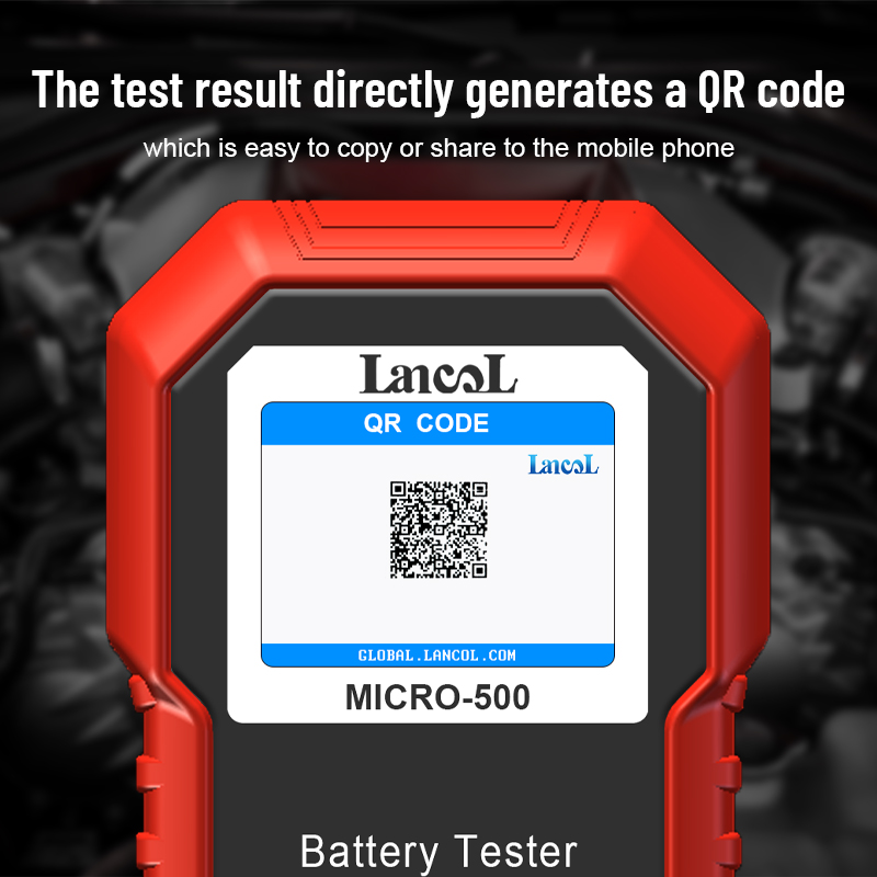 MICRO-500 12V Automobile and Motorcycle Battery Life Battery Tester