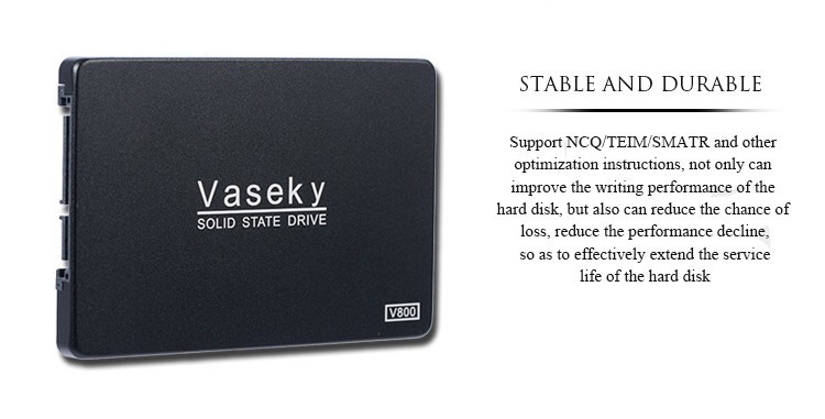Vaseky Solid State Drive 2.5 Inch SATA III SSD V800 60G 120G 240G 350G Hard Drive for Desktop Laptop