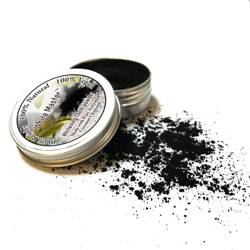  10g  White Maste Activated Carbon Coconut Shell To Tartar Smoke Stain Teeth Whitening Powder