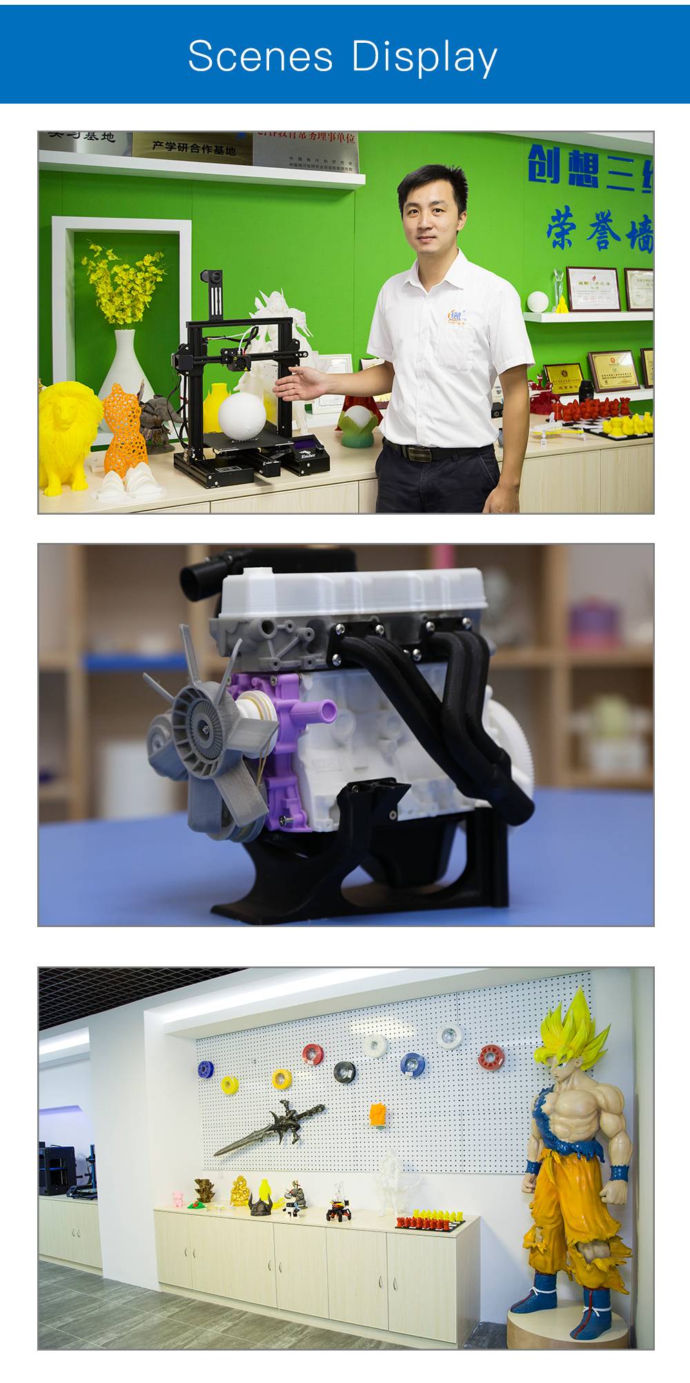 Creality 3D® Ender-3 Pro V-slot Prusa I3 DIY 3D Printer 220x220x250mm Printing Size With Magnetic Removable Platform Sticker/Power Resume Function/Off-line Print/Patent MK10 Extruder/Simple Leveling 13