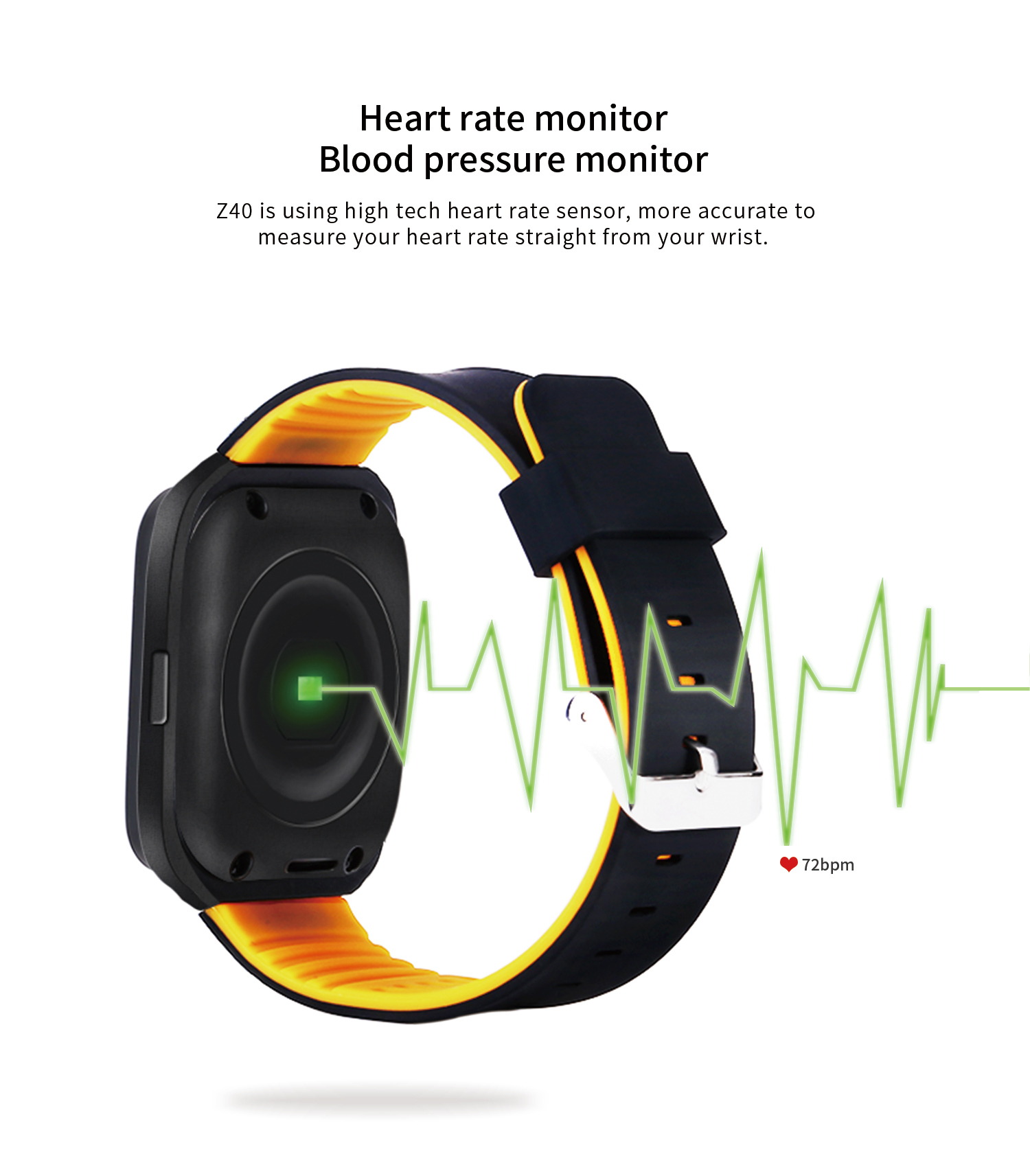 KALOAD Z40 Кровяное давление Сердце Цена Монитор Bluetooth камера Smart Watch