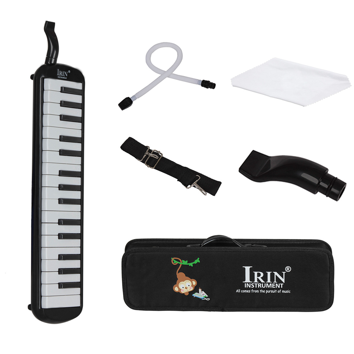 IRIN 32 keys Multicolor Black And White Keys Melodica With Hard Box