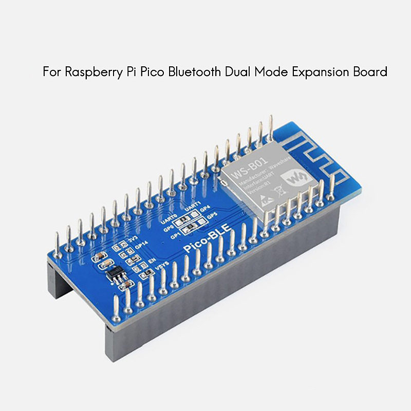 Dual Mode bluetooth 5.1 Expansion Module Board for Raspberry Pico UART 5V/3.3V Wireless Communication Module