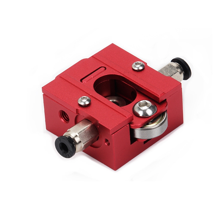 Red DIY Reprap Bulldog All-metal 1.75mm Extruder Compatible J-head MK8 Extruder Remote Proximity For 3D Printer Parts 11