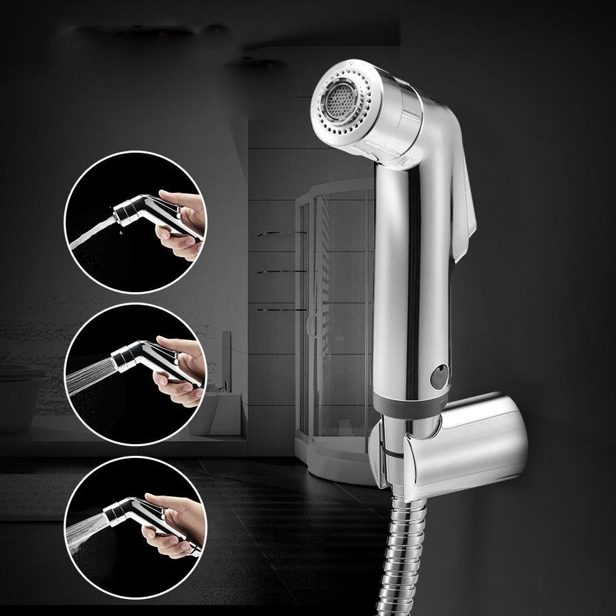 

KCASA Double Modes Pressurize Bidet Shower Toilet Seat Shattaf Bathroom Kitchen Shower Head Sprayer