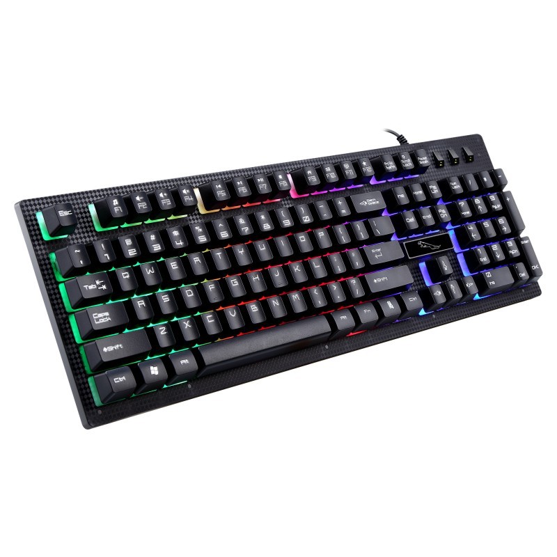 G20 104 Keys Mechanical Hand-feel Colorful Backlit Gaming Keyboard 10