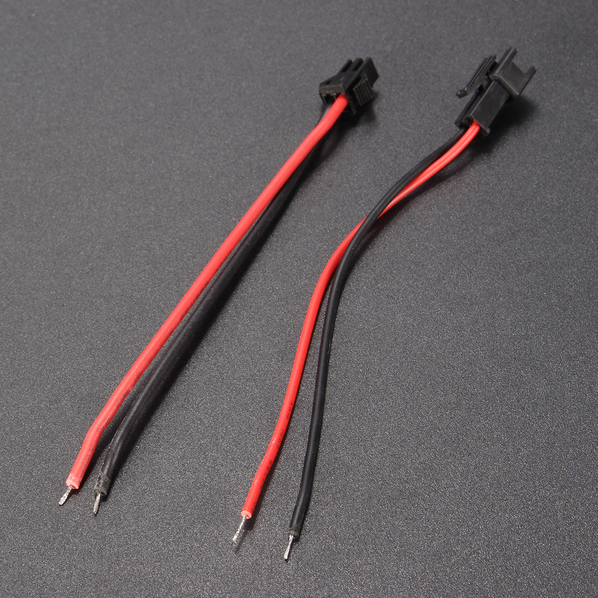 30pcs 12cm Long Jst Sm 2pins Plug Male To Female Wire Jst Connector