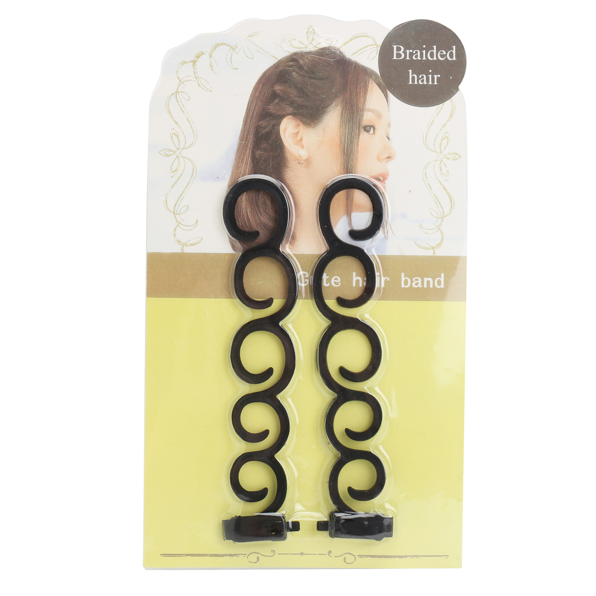 Waterfall Twist Roller Back Hair Styling Clip Stick Bun Maker Braid Tool Hair Accessories